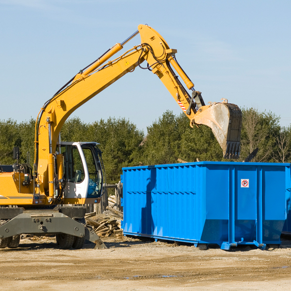 what size residential dumpster rentals are available in St Joe IN